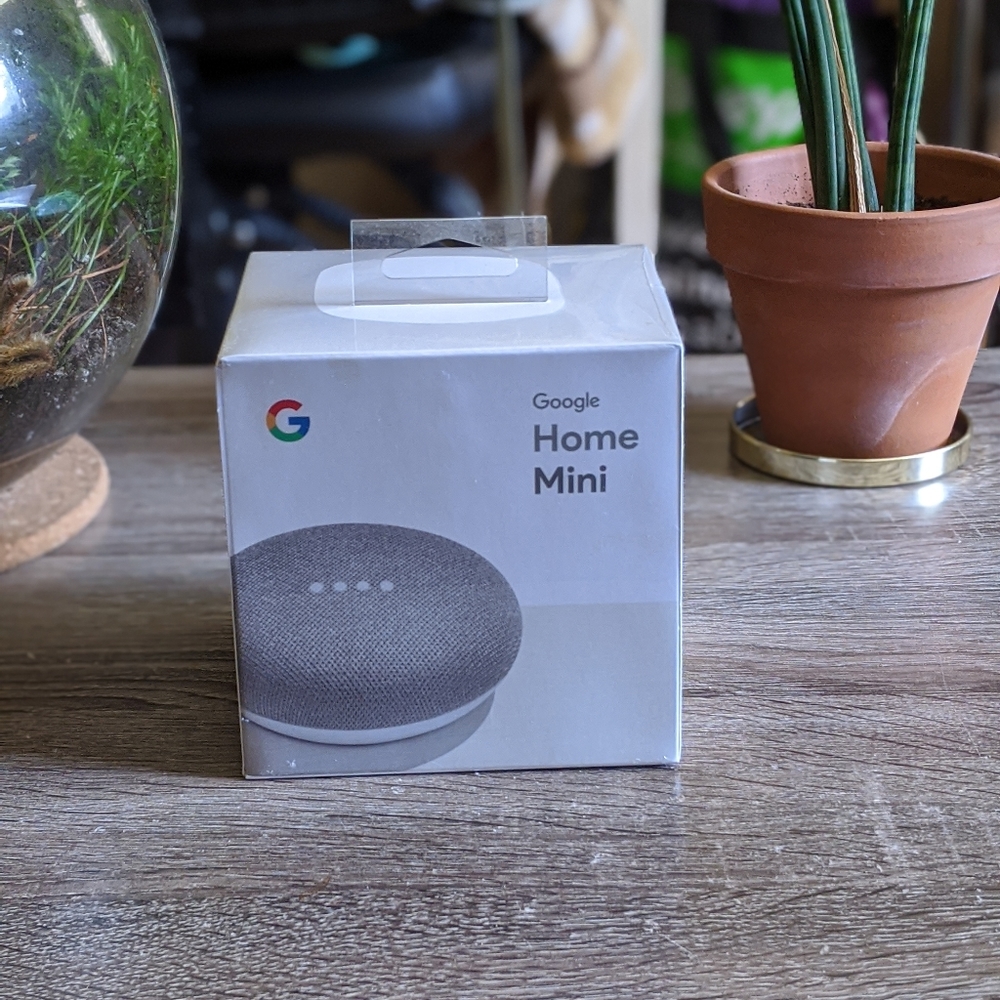 Google Home Mini in Chalk